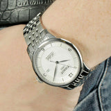 Tissot Le Locle Automatic Cosc White Dial Silver Steel Strap Watch For Men - T006.408.11.037.00 Buy Now By Tissot