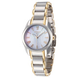 Tissot T Wave Mother of Pearl Dial Two Tone Steel Strap Watch for Women - T023.210.22.117.00 Buy Now By Tissot