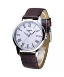 Tissot T Classic Dream White Dial Brown Leather Strap Watch for Men - T033.410.16.013.01 Buy Now By Tissot
