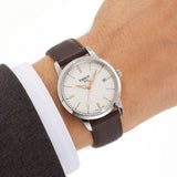 Tissot T Classic Dream White Dial Brown Leather Strap Watch for Men - T033.410.26.011.01 Buy Now By Tissot