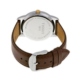 Tissot T Classic Dream White Dial Brown Leather Strap Watch for Men - T033.410.26.011.01 Buy Now By Tissot