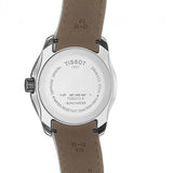 Tissot Couturier Lady Silver Dial White Leather Strap Watch For Women - T035.210.16.011.00 Buy Now By Tissot