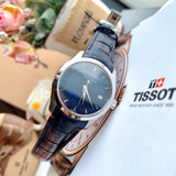 Tissot Couturier Lady Blue Dial Blue Leather Strap Watch for Women - T035.210.16.041.00 Buy Now By Tissot