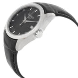 Tissot T Trend Couturier Black Dial Black Leather Strap Watch For Women - T035.210.16.051.00 Buy Now By Tissot