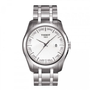 Tissot T Trend Couturier Chronograph White Dial Silver Steel Strap Watch For Men - T035.410.11.031.00 Buy Now By Tissot