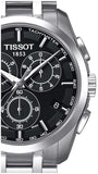 Tissot Couturier Chronograph Black Dial Silver Steel Strap Watch For Men - T035.617.11.051.00 Buy Now By Tissot