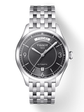 Tissot T Classic T One Automatic Black Dial Silver Steel Strap Watch For Men - T038.430.11.057.00 Buy Now By Tissot