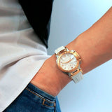 Tissot T Race Chronograph White Dial White Rubber Strap Watch for Women - T048.217.27.017.00 Buy Now By Tissot