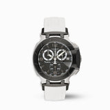Tissot T Race Chronograph Black Dial White Rubber Strap Watch for Men - T048.417.27.057.05 Buy Now By Tissot