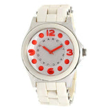 Marc Jacobs Pelly White Dial White Silicone Strap Watch for Women - MBM2588 Buy Now By Marc Jacobs