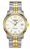 Tissot T Classic PR100 White Dial Two Tone Steel Strap Watch For Women - T049.210.22.032.00 Buy Now By Tissot