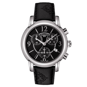 Tissot Dressport Chronograph Black Dial Black Leather Strap Watch for Women - T050.217.17.057.00 Buy Now By Tissot