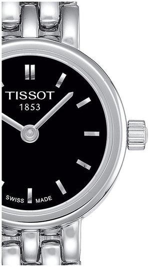 Tissot T Lady Lovely Black Dial Silver Steel Strap Watch For Women - T058.009.11.051.00 Buy Now By Tissot