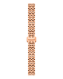 Tissot T Lady Lovely Silver Dial Rose Gold Steel Strap Watch For Women - T058.009.33.031.01 Buy Now By Tissot