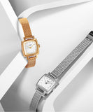 Tissot Lovely Square Silver Dial Silver Mesh Bracelet Watch For Women - T058.109.11.036.00 Buy Now By Tissot