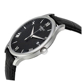 Tissot T Classic Tradition Quartz Black Dial Black Leather Strap Watch For Men - T063.610.16.058.00 Buy Now By Tissot