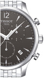 Tissot T Classic Tradition Chronograph Black Dial Silver Steel Strap Watch For Men - T063.617.11.067.00 Buy Now By Tissot