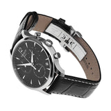 Tissot Tradition Chronograph Black Dial Black Leather Strap Watch For Men - T0636171605700 Buy Now By Tissot