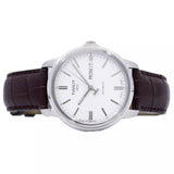 Tissot Automatics III Steel White Dial Brown Leather Strap Watch For Men - T065.430.16.031.00 Buy Now By Tissot