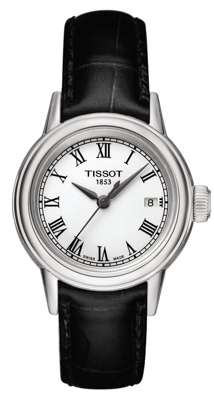 Tissot T Classic Carson White Dial Brown Leather Strap Watch For Women - T085.210.16.013.00 Buy Now By Tissot