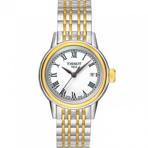 Tissot Carson Lady White Dial Two Tone Steel Strap Watch For Women - T085.210.22.013.00 Buy Now By Tissot