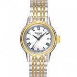 Tissot Carson Lady White Dial Two Tone Steel Strap Watch For Women - T085.210.22.013.00 Buy Now By Tissot