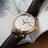 Tissot Bridgeport Lady White Dial Brown Leather Strap Watch For Women - T097.010.26.118.00 Buy Now By Tissot