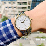 Tissot T Classic Carson Quartz White Dial Two Tone Steel Strap Watch for Men - T085.410.22.011.00 Buy Now By Tissot