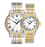 Tissot Carson Lady White Dial Two Tone Steel Strap Watch For Women - T085.210.22.013.00 Buy Now By Tissot