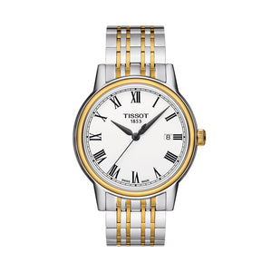 Tissot T Classic Carson Quartz White Dial Two Tone Steel Strap Watch for Men - T085.410.22.013.00 Buy Now By Tissot