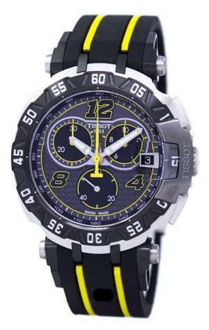 Tissot T Race Thomas Luthi Chronograph Grey Dial Black Rubber Strap Watch For Men - T092.417.27.067.00 Buy Now By Tissot