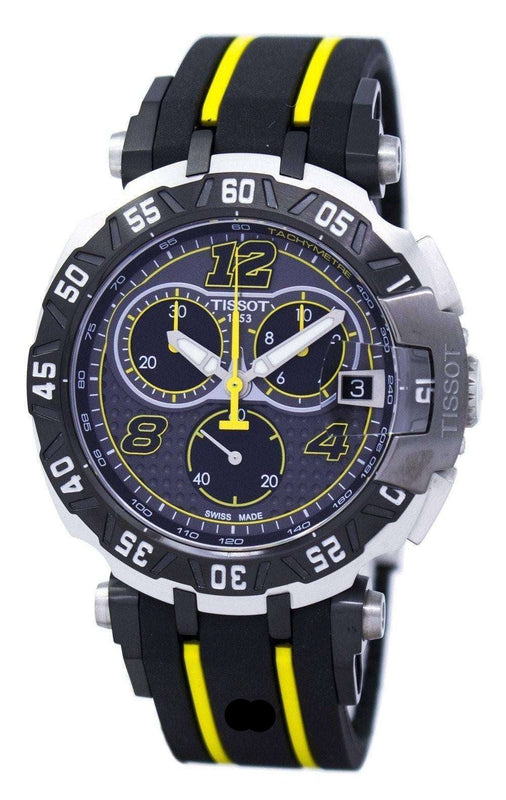 Tissot T Race Thomas Luthi Chronograph Grey Dial Black Rubber Strap Watch For Men - T092.417.27.067.00 Buy Now By Tissot