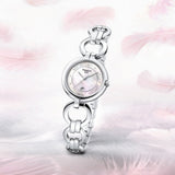 Tissot T Trend Flamingo Mother of Pearl Dial Silver Steel Strap Watch for Women - T094.210.11.116.00 Buy Now By Tissot