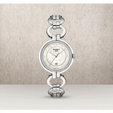 Tissot T Trend Flamingo Mother of Pearl Dial Silver Steel Strap Watch for Women - T094.210.11.116.00 Buy Now By Tissot
