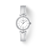 Tissot T Lady Flamingo White Dial White Leather Strap Watch For Women - T094.210.16.011.00 Buy Now By Tissot