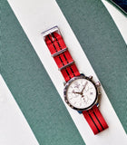 Tissot Quickster Chronograph NBA Chicago Bulls White Dial Red NATO Strap Watch For Men - T095.417.17.037.04 Buy Now By Tissot