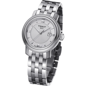 Tissot T Classic Bridgeport Lady Quartz Stainless Steel Watch For Women - T097.010.11.038.00 Buy Now By Tissot