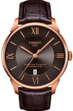 Tissot Chemin des Tourelles Powermatic 80 Brown Dial Brown Leather Strap Watch for Men - T099.407.36.448.00 Buy Now By Tissot