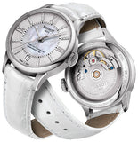 Tissot Chemin Des Tourelles Powermatic 80 Lady White Dial White Leather Strap Watch For Women - T099.207.16.116.00 Buy Now By Tissot