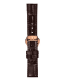 Tissot Chemin Des Tourelles Powermatic 80 Lady Brown Dial Brown Leather Strap Watch For Women - T099.207.36.447.00 Buy Now By Tissot