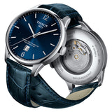 Tissot Chemin Des Tourelles Powermatic 80 Blue Dial Blue Leather Strap Watch for Men - T099.407.16.047.00 Buy Now By Tissot