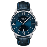 Tissot Chemin Des Tourelles Powermatic 80 Blue Dial Blue Leather Strap Watch for Men - T099.407.16.048.00 Buy Now By Tissot