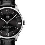 Tissot Chemin Des Tourelles Powermatic 80 Black Dial Black Leather Strap Watch For Men - T099.407.16.058.00 Buy Now By Tissot