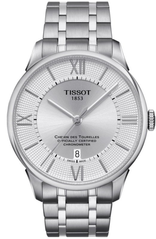 Tissot T Classic Chemin Des Tourelles Silver Dial Silver Steel Strap Watch For Men - T099.408.11.038.00 Buy Now By Tissot