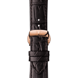 Tissot Des Tourelles Chronograph Silver Dial Brown Leather Strap Watch For Men - T099.427.36.038.00 Buy Now By Tissot