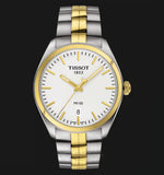 Tissot T Classic PR 100 White Dial Two Tone Steel Strap Watch for Men - T101.410.22.031.00 Buy Now By Tissot
