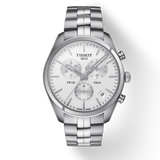 Tissot T Classic PR 100 Chronograph Silver Dial Silver Steel Strap Watch For Men - T101.417.11.031.00 Buy Now By Tissot