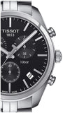 Tissot T Classic PR 100 Chronograph Black Dial Silver Steel Strap Watch for Men - T101.417.11.051.00 Buy Now By Tissot