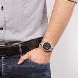 Tissot T Classic PR 100 Chronograph Black Dial Silver Steel Strap Watch for Men - T101.417.11.051.00 Buy Now By Tissot