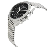 Tissot PR 100 Chronograph Black Dial Silver Mesh Bracelet Watch For Men - T101.417.11.051.01 Buy Now By Tissot